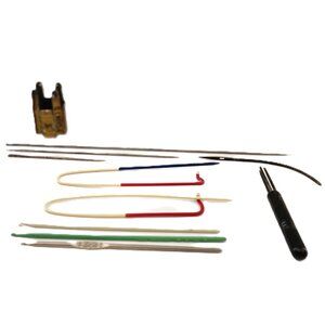 Antique Vintage Crochet Hooks Needles Stitch Holders Mixed Lot